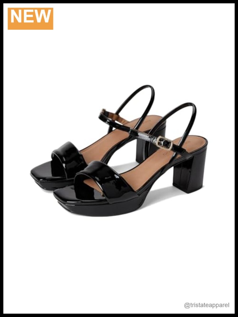 Handcrafted Leather Block Heel Slingback Sandals Square Toe Made in Brazil